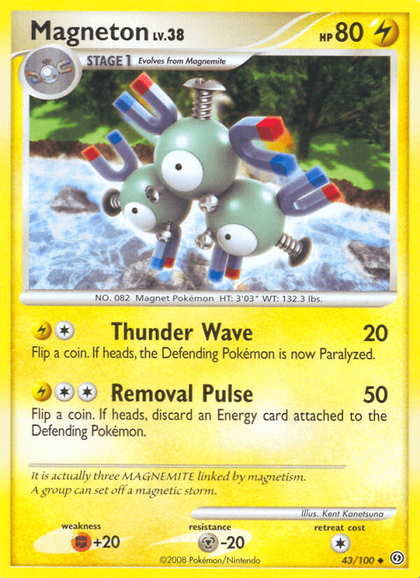 Magneton Pokémon card