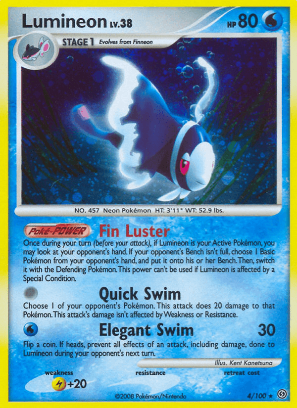 Lumineon Pokémon card