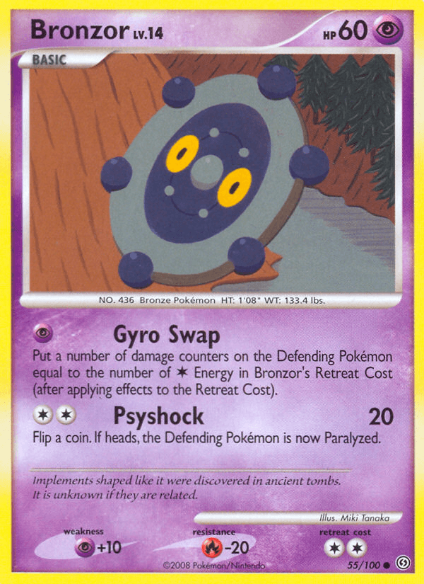 Bronzor Pokémon card
