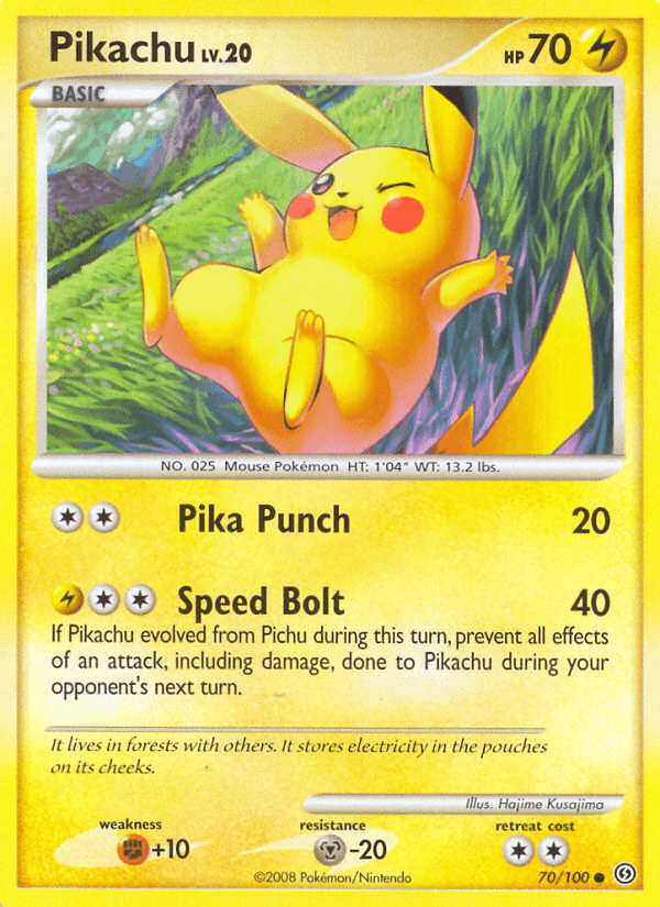 Pikachu Pokémon card
