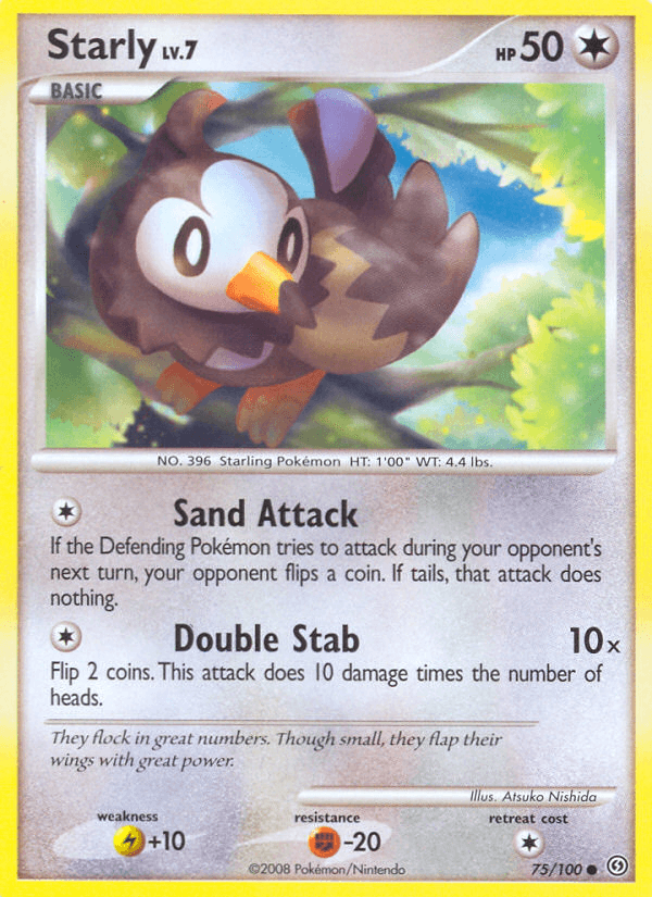 Starly Pokémon card