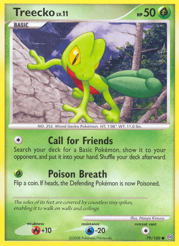 Treecko Pokémon card