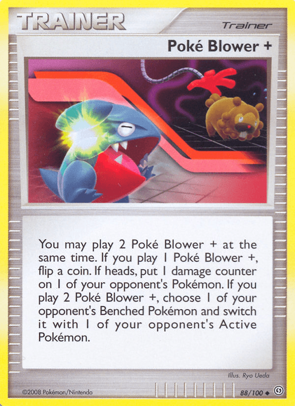 Poké Blower + Pokémon card