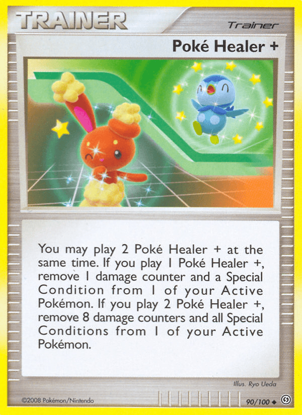 Poké Healer + Pokémon card