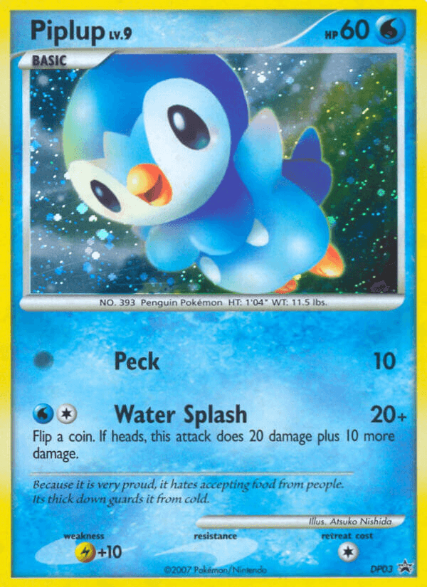 Piplup Pokémon card