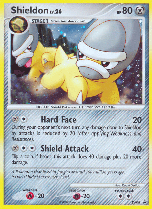 Shieldon Pokémon card