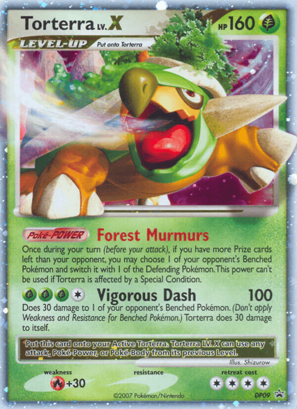 Torterra LV.X Pokémon card