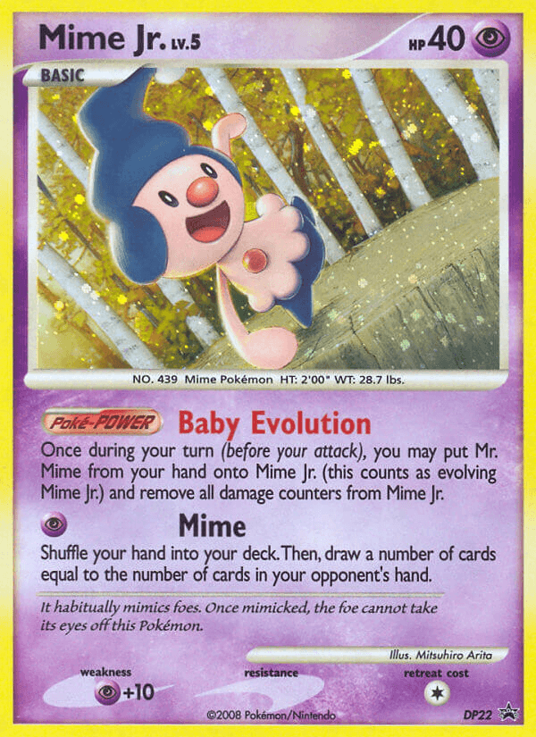 Mime Jr. Pokémon card