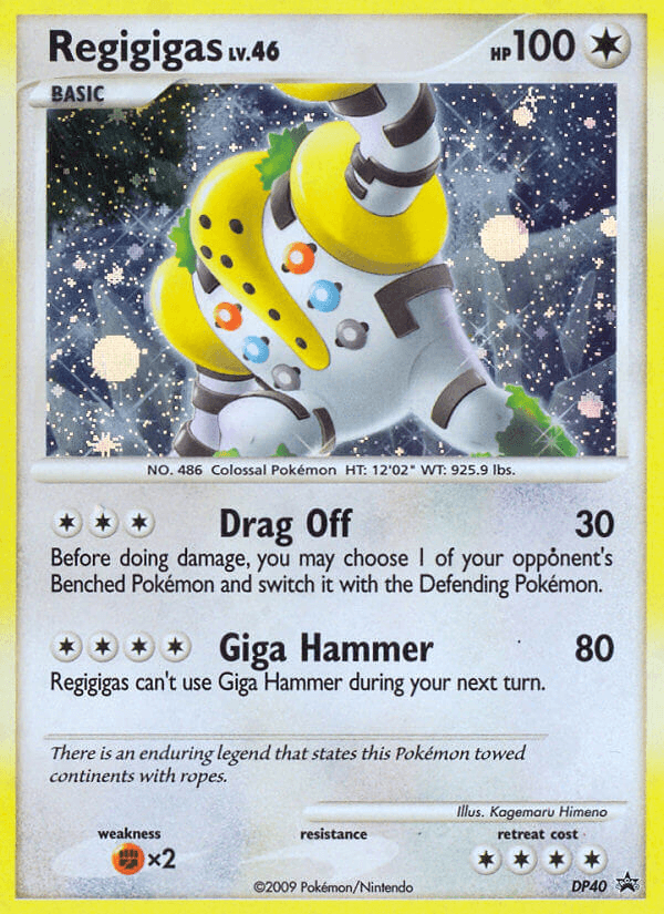 Regigigas Pokémon card