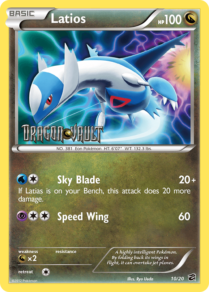Latios Pokémon card