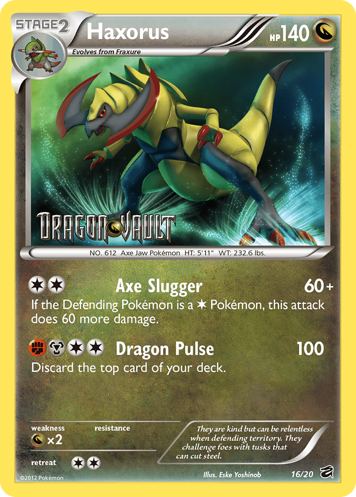 Haxorus Pokémon card