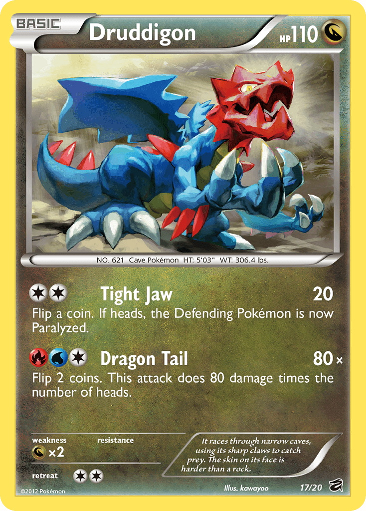 Druddigon Pokémon card