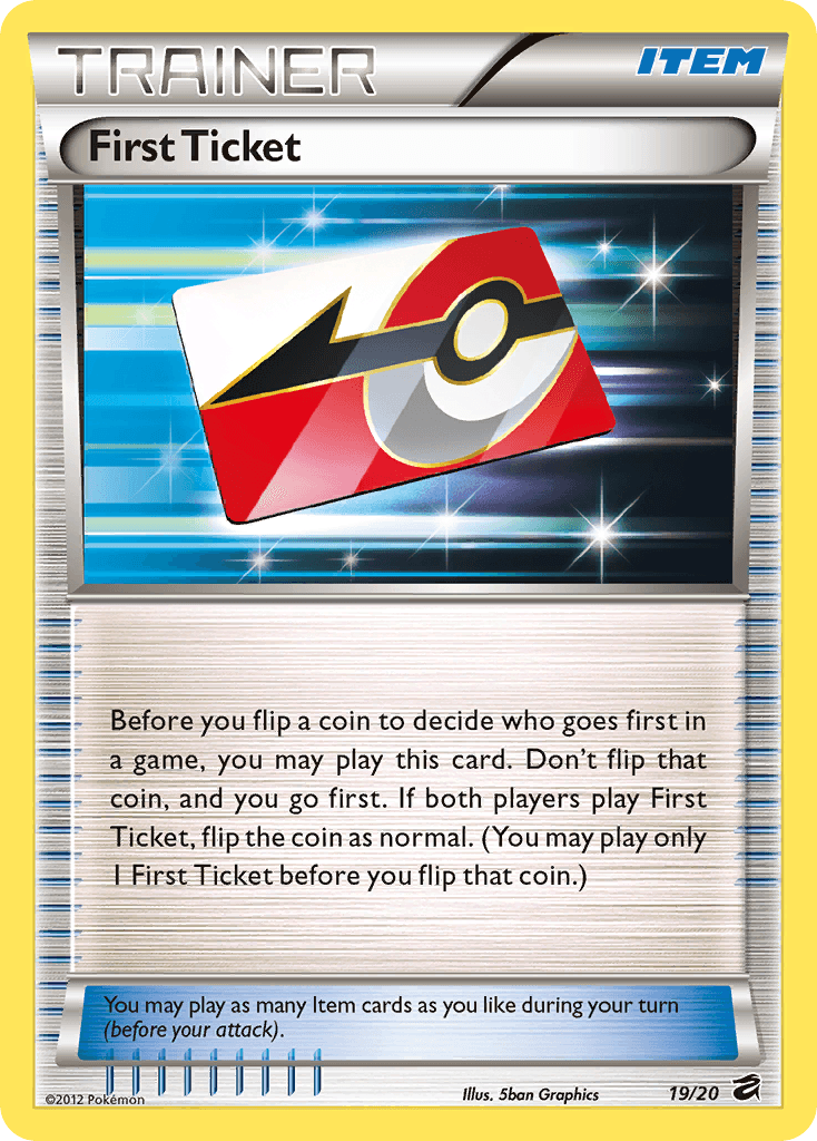 First Ticket Pokémon card