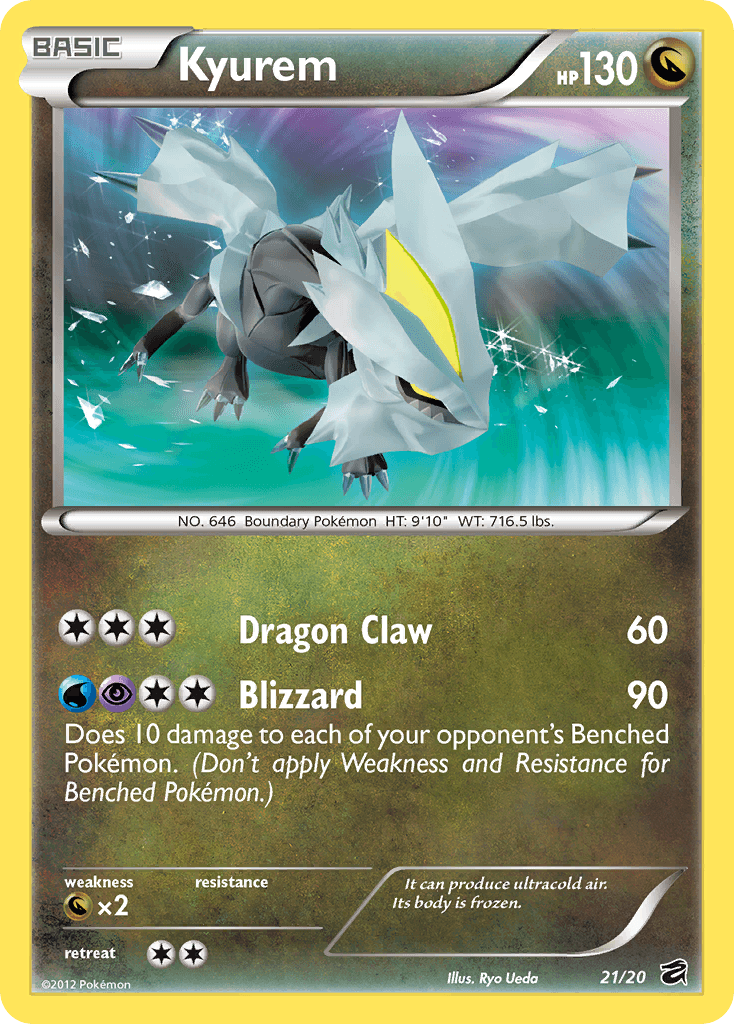 Kyurem Pokémon card