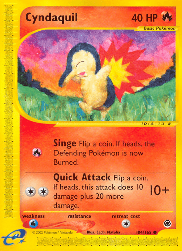 Cyndaquil Pokémon card