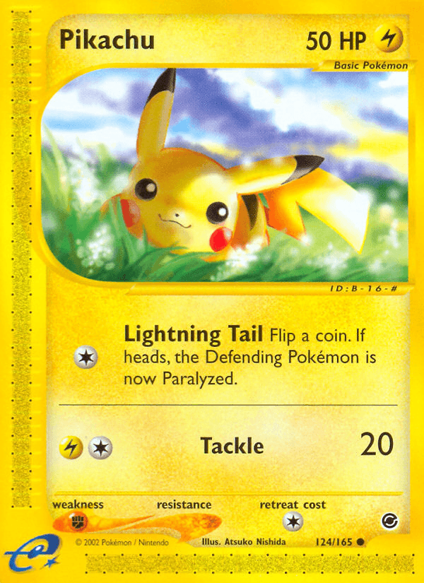 Pikachu from Expedition Base Set