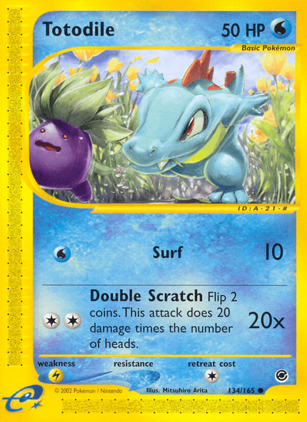 Totodile Pokémon card