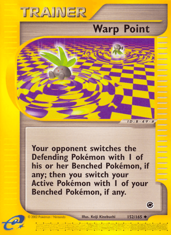 Warp Point Pokémon card