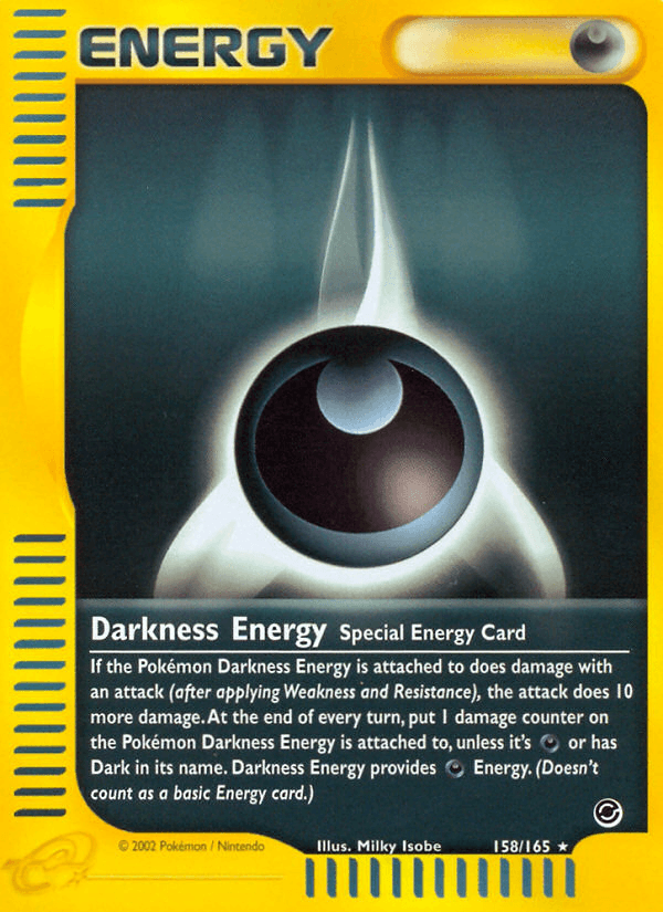 Darkness Energy Pokémon card