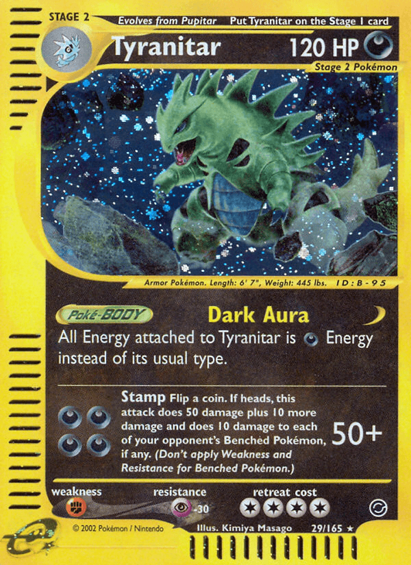 Tyranitar from Expedition Base Set