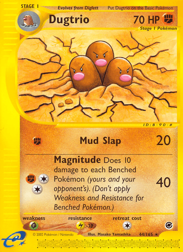 Dugtrio Pokémon card