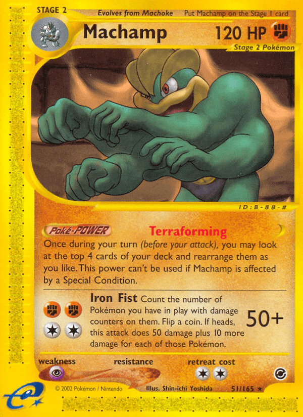 Machamp Pokémon card