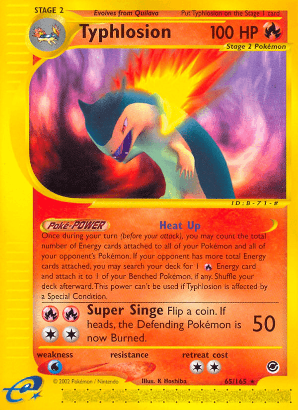 Typhlosion Pokémon card