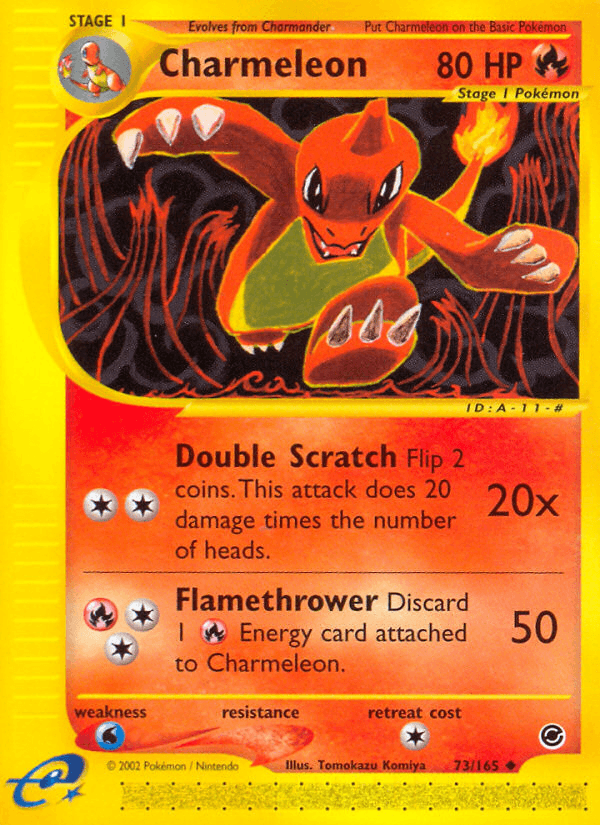 Charmeleon Pokémon card