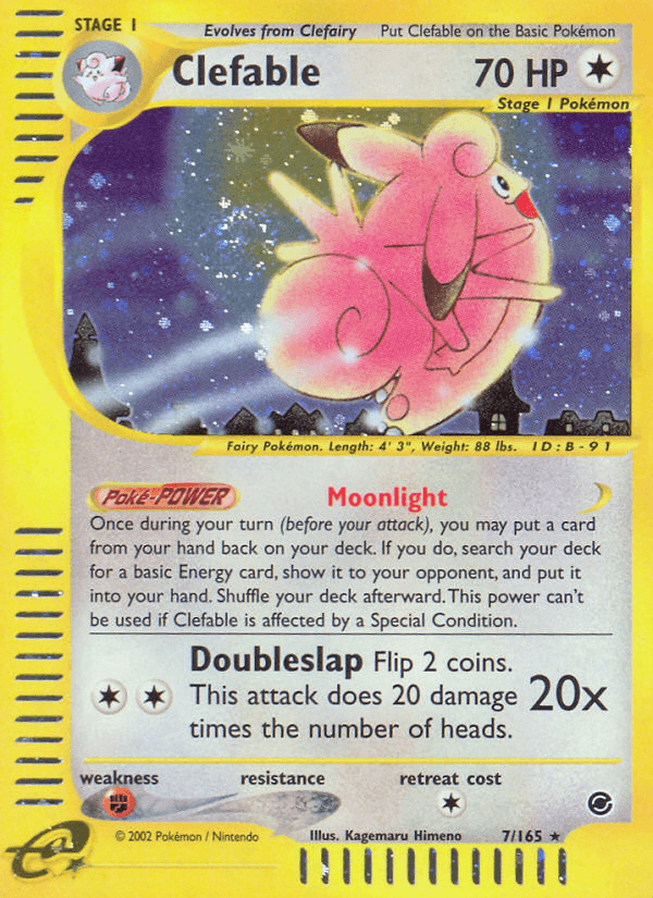 Clefable Pokémon card