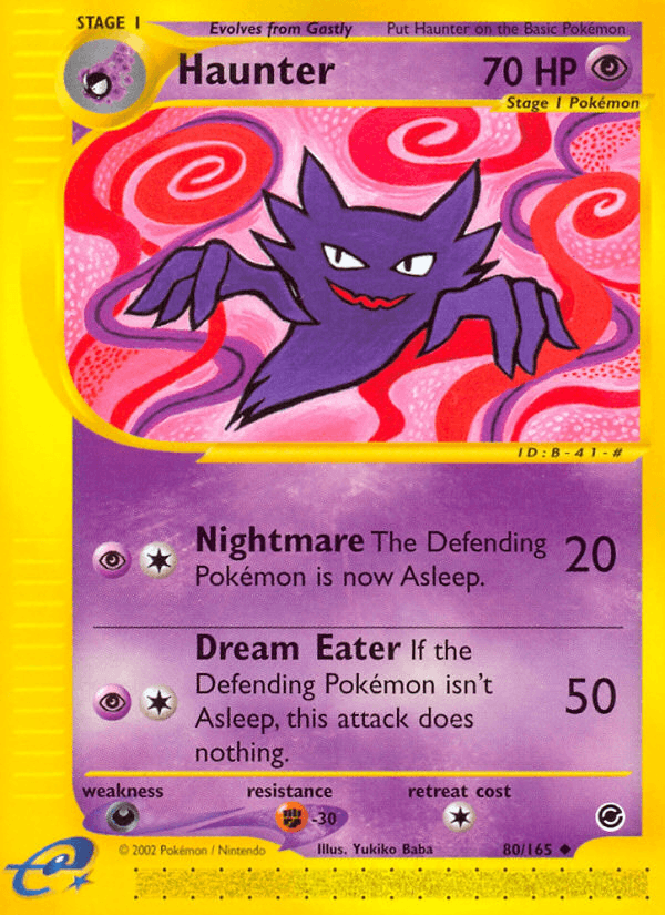 Haunter Pokémon card