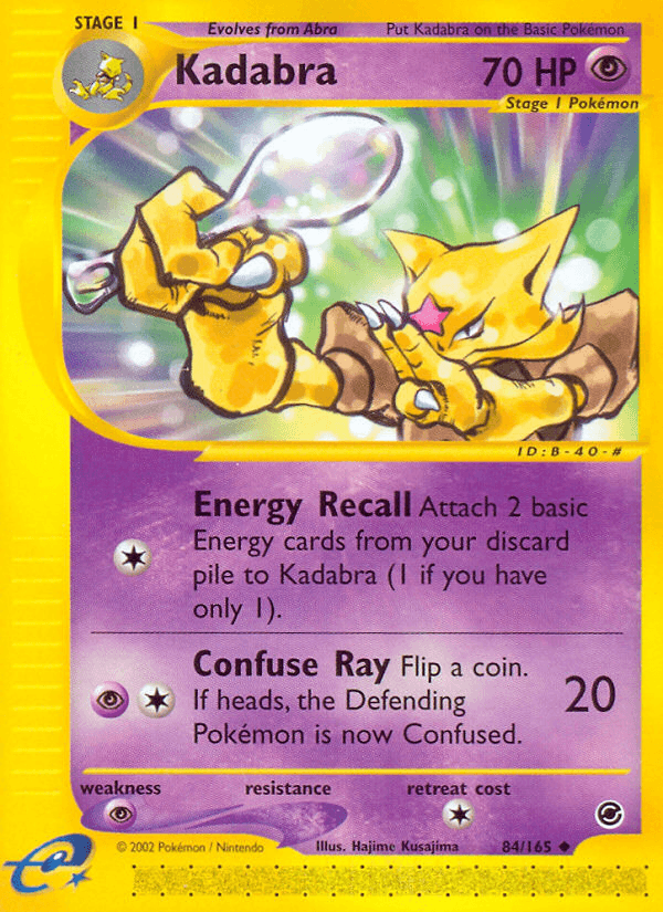 Kadabra Pokémon card
