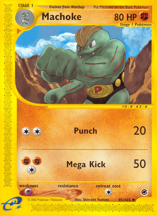 Machoke Pokémon card