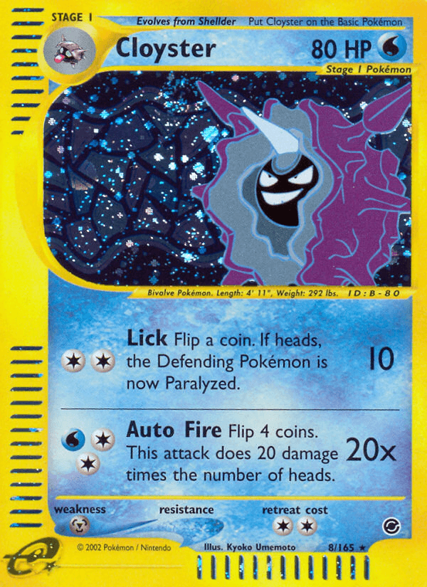 Cloyster Pokémon card