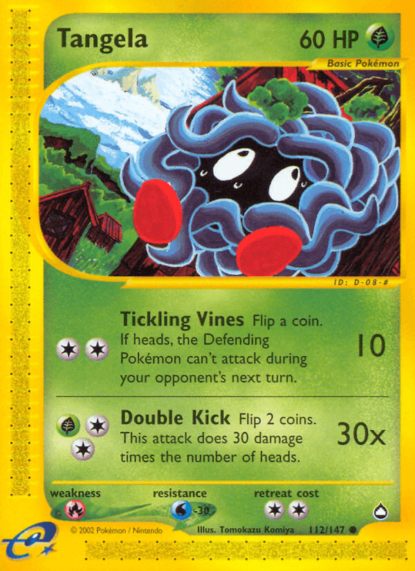 Tangela Pokémon card