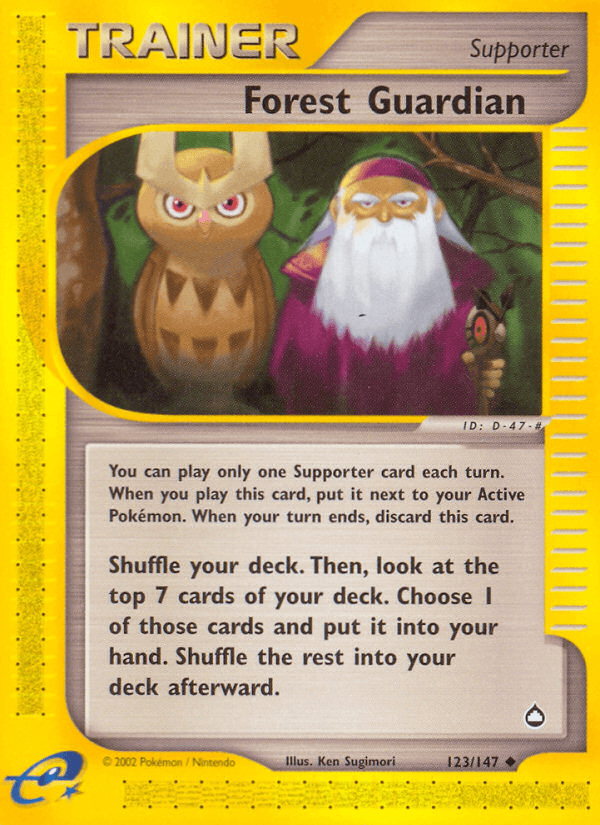 Forest Guardian Pokémon card