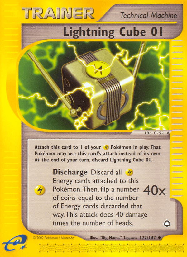 Lightning Cube 01 Pokémon card