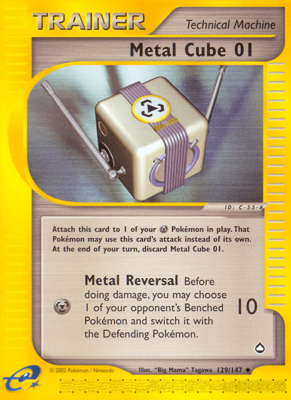 Metal Cube 01 Pokémon card