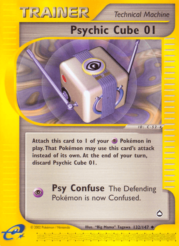 Psychic Cube 01 Pokémon card