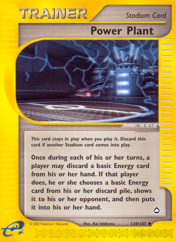 Power Plant Pokémon card