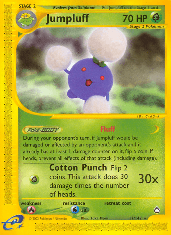Jumpluff Pokémon card
