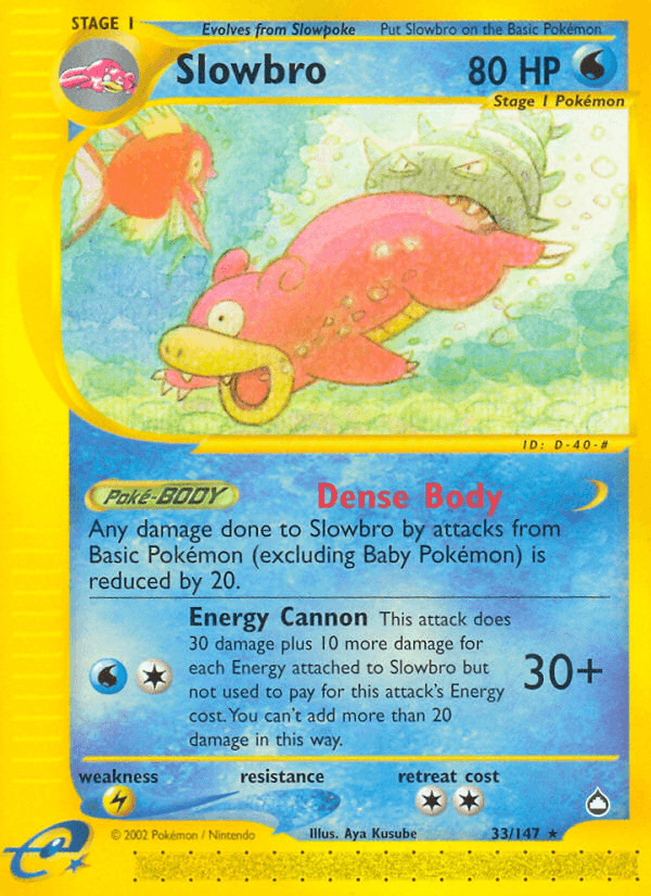 Slowbro Pokémon card