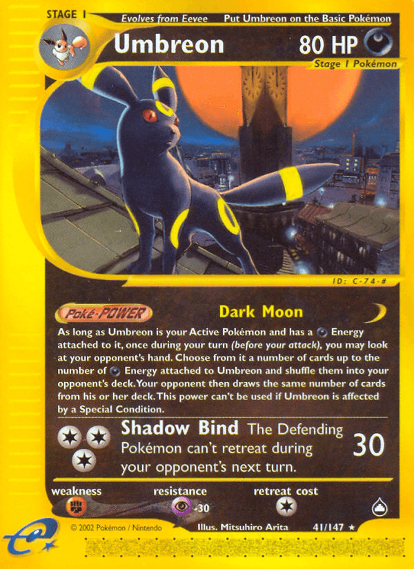 Umbreon from Aquapolis