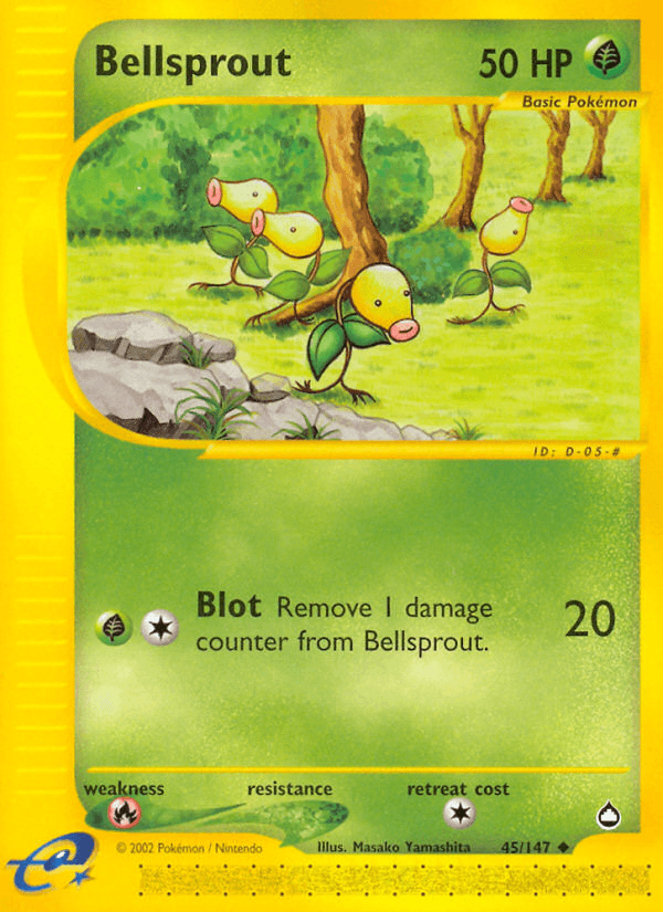 Bellsprout Pokémon card