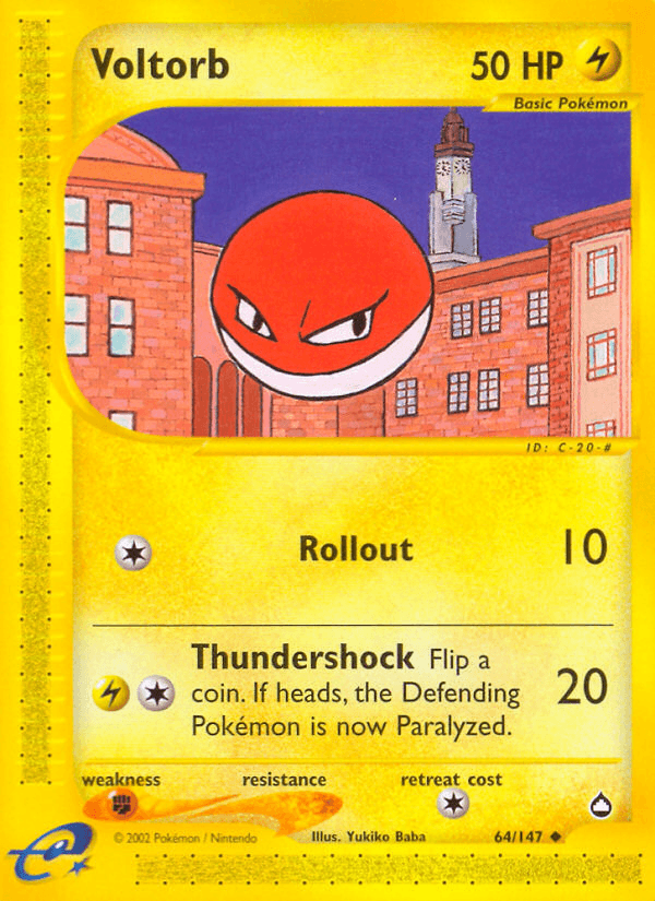 Voltorb Pokémon card