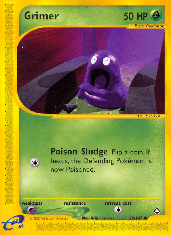 Grimer Pokémon card