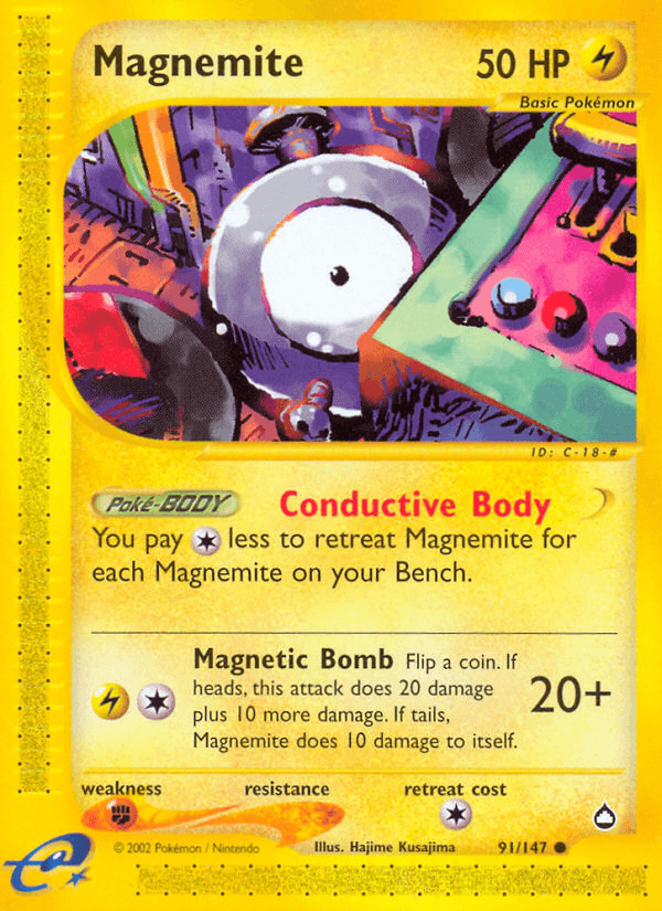 Magnemite Pokémon card