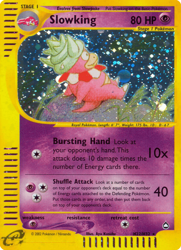 Slowking Pokémon card