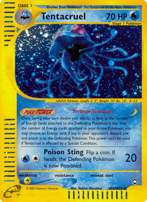 Tentacruel Pokémon card