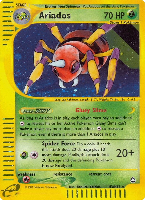 Ariados Pokémon card