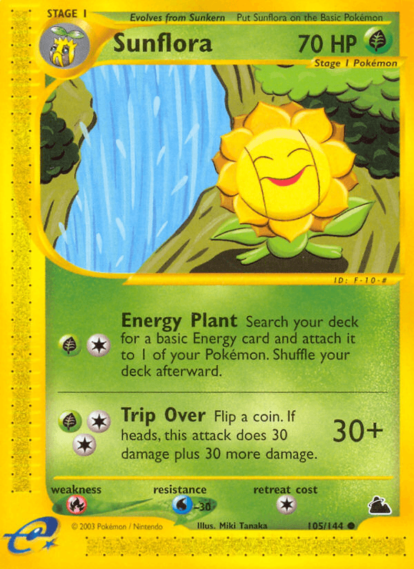 Sunflora Pokémon card
